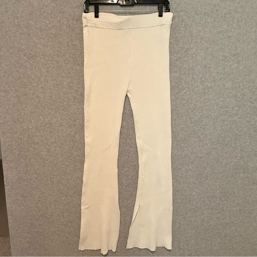 Le Ore Boot Cut Ribbed Pants